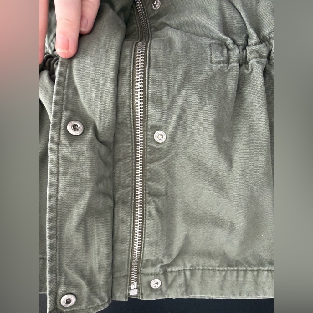 Old Navy Women's Cinched Green Military-Style Jacket - Picture 7 of 7